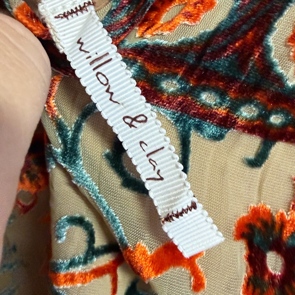 NWT Willow & Clay Multicolor Bohemian Long Sleeve Dress - Picture 5 of 5